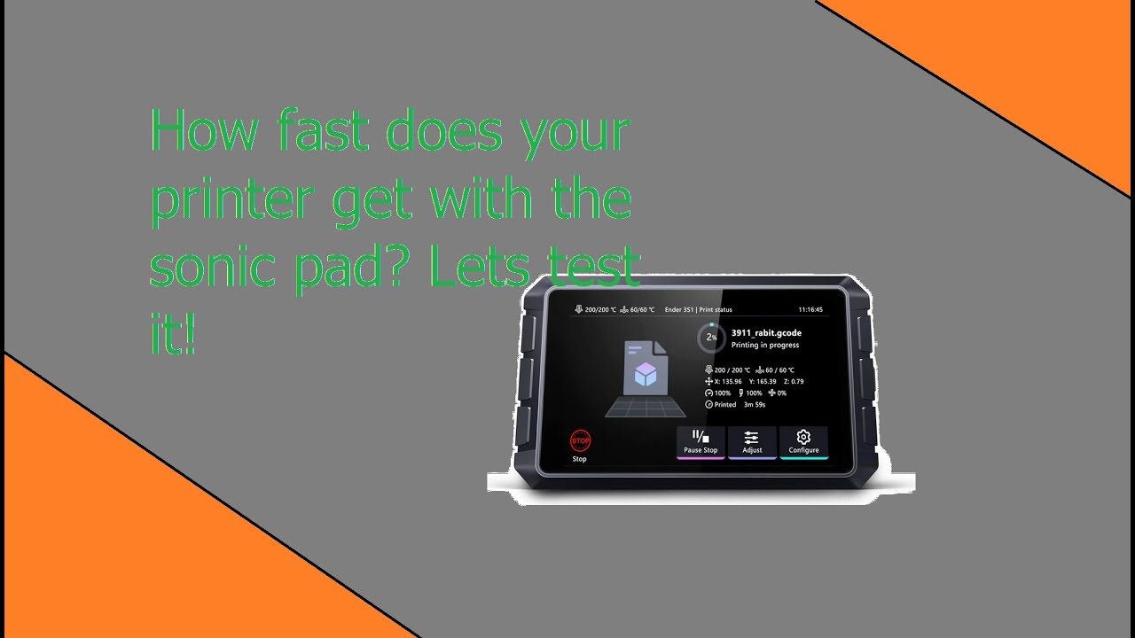 Creality Sonic pad.... How fast does it make your printer? - YouTube