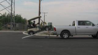 Load golf carts more safely with loading ramps by LongRamps.com