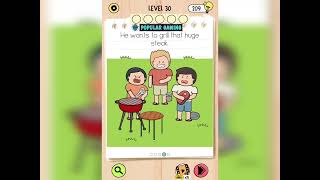 Brain Test X: Hard Challenge Level 30: Gameplay Solution