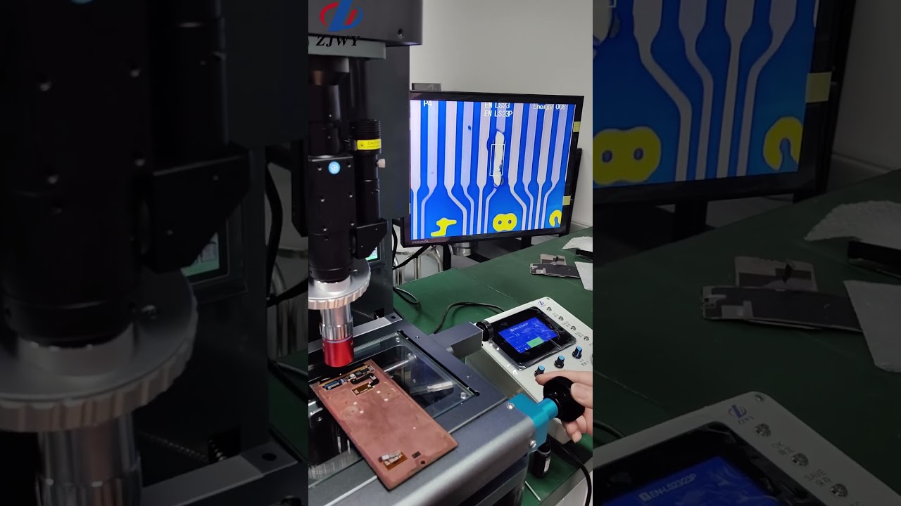 ZJWY EN-LS26 Laser effects of iPhone and Samsung,Similar to the effect of UV laser machine.