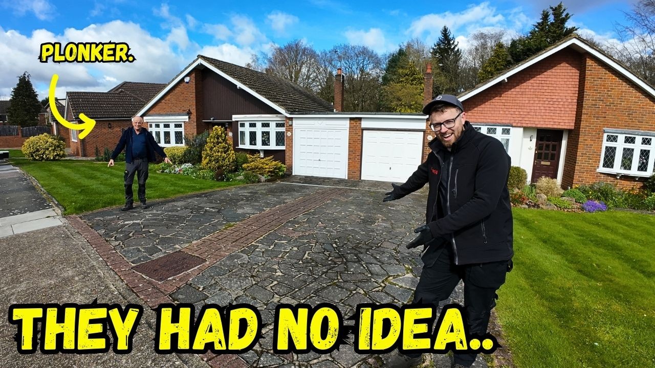 WE GAVE THESE SENIORS QUITE A SHOCK.. Pressure Cleaning Surprise!