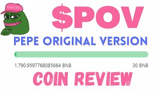 Pepe Original Version  pov  Soft Cap Exceeded  Will It 1000x  Crypto  Bnb Chain  Pepe