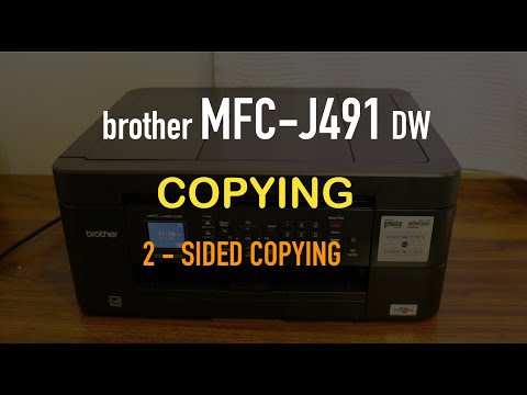 Brother MFC J491dw 2 Sided Copy review !!