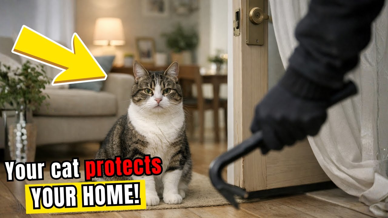 Как кошки охраняют ваш дом (даже незаметно для вас)