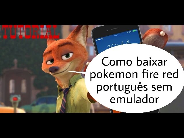 TUTORIAL DE COMO BAIXAR POKEMON FIRE RED PORTUGUÊS SEM EMULADOR