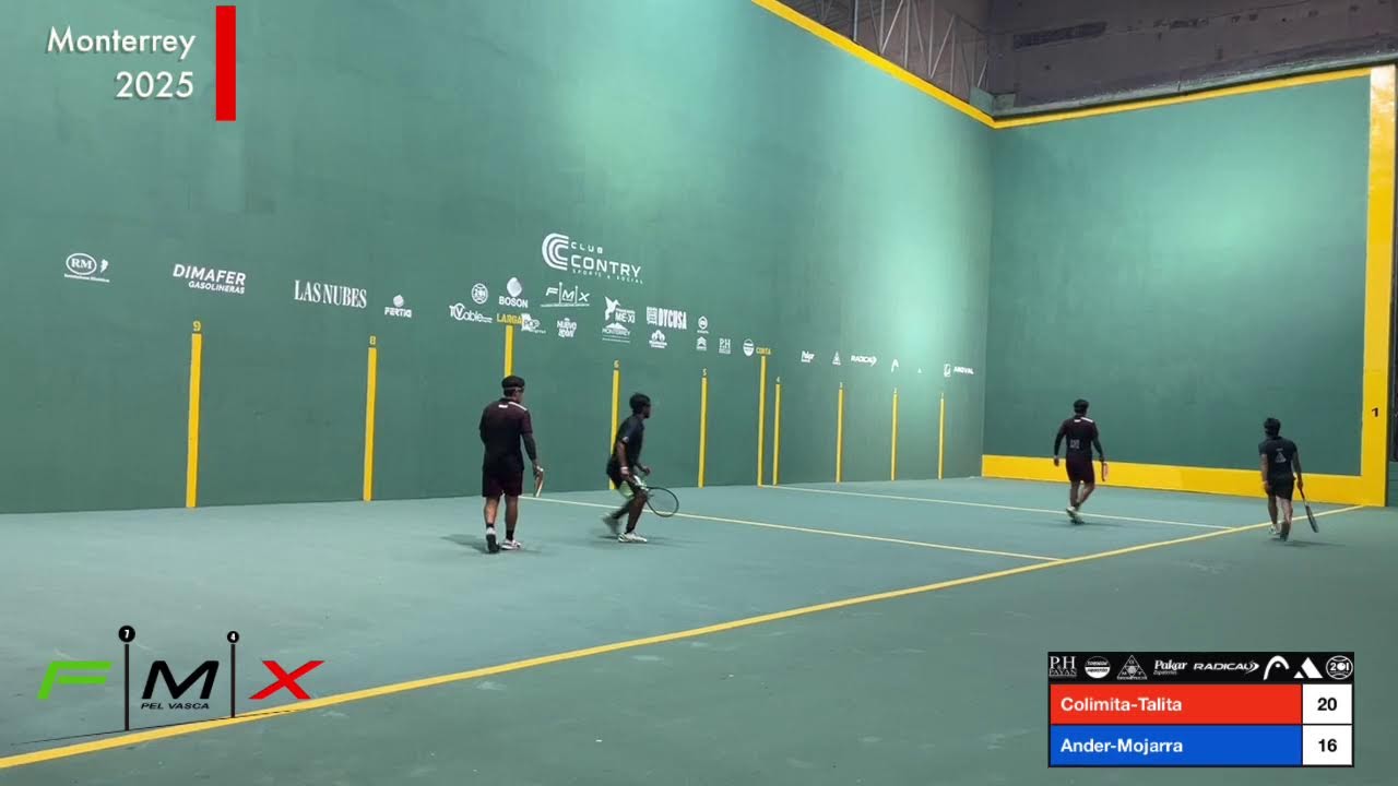 XXX Torneo De Frontenis  Monterrey “Club Contry” Colimita-Talita VS Ander-Mojarra