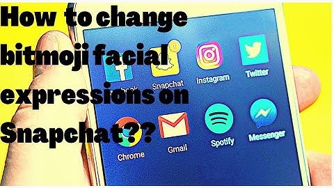 How to change Snapchat bitmoji facial expressions? How to change facial expressions on bitmoji 2022.