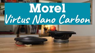 Morel Virtus Nano Carbon slimfit car speakers | Crutchfield
