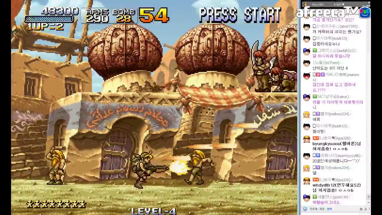 [BJ숑이]꿀성대 그녀의 유쾌한 메탈슬러그2 플레이! (Metal Slug2)