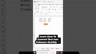 Split your data in seconds— no manual editing needed #viral #excel #spreadsheets #cleansheet