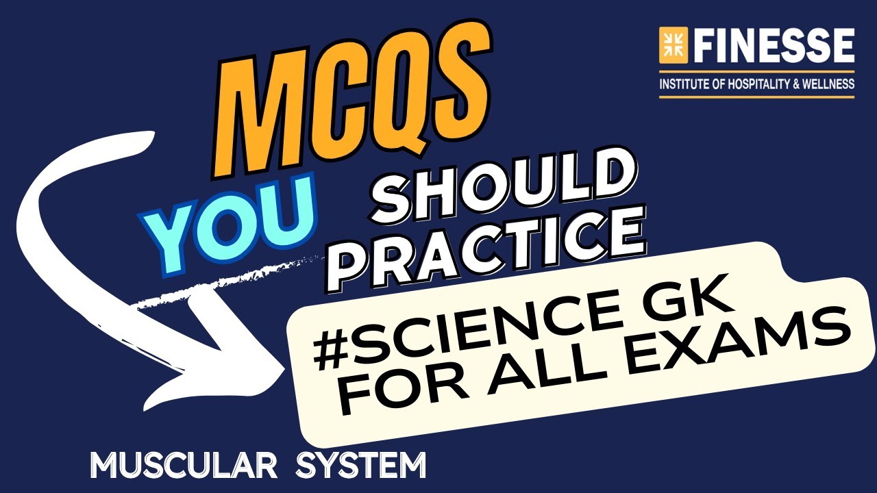MCQs-Science Quiz | G K questions-Muscular System | NEET Preparation | Nutrition &  Dietetics Course