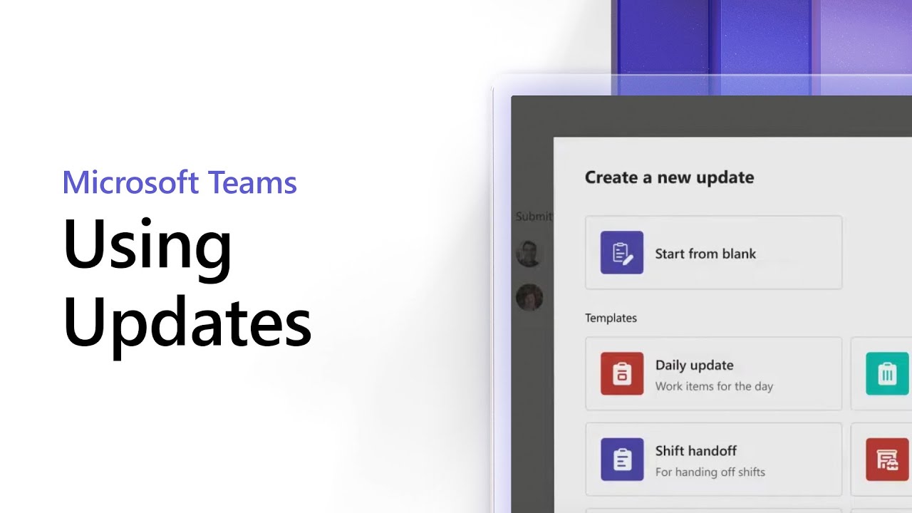 Using Updates in Microsoft Teams YouTube