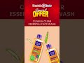 Clean & Clear Essential Face Wash gently removes dirt and excess oil, leaving skin clean and fre