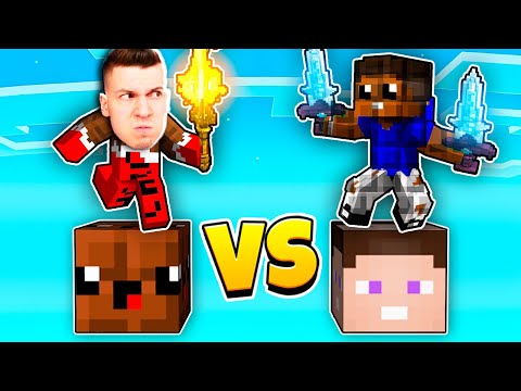 😱 ЭПИЧНАЯ БИТВА ! Лаки Блок ВЛАДУС vs Лаки Блок ЛЁНЯ в Майнкрафт ! НУБ и ПРО