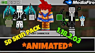 Animated 5D Skin Pack Download | 1.18.2.03| MCPE | HINDI | screenshot 4