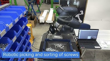 Robot - based sorting of screws