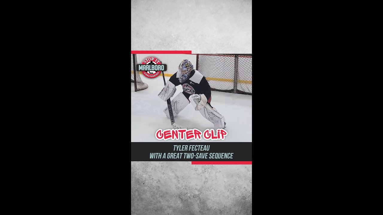 Tyler Fecteau with a great two-save sequence