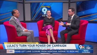 LULAC's campaign encouraging Latino voters to register and cast their ballots