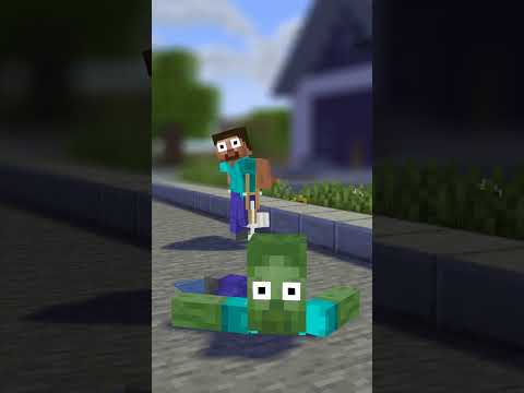 Broken leg - Minecraft Animation #shorts