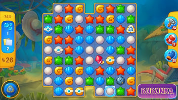 Fishdom level 744 HD