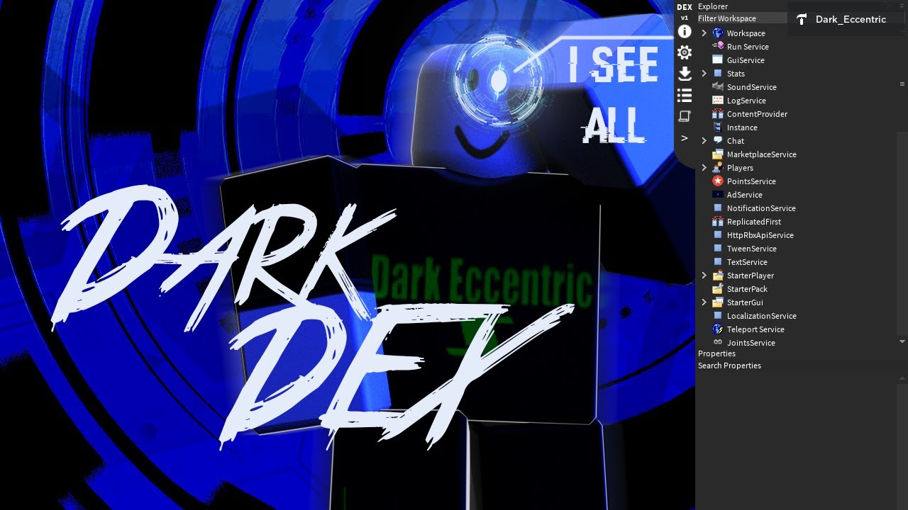 Roblox Script Showcase Episode 1378 Dark Dex Youtube - roblox dark eccentric