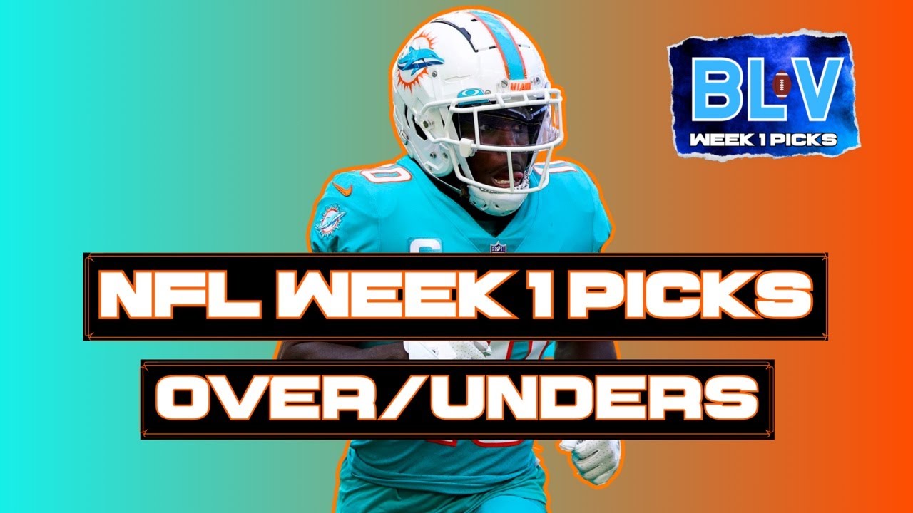 Picking EVERY NFL Total Over/Under Week 1 2023 - YouTube