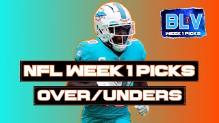 Picking EVERY NFL Total Over/Under Week 1 2023