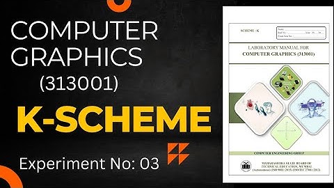 MSBTE CGR Manual Answers || Experiment 03 Complete Solution || CGR manual msbte  K-scheme manual CGR