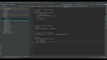 search bar with animation flutter app