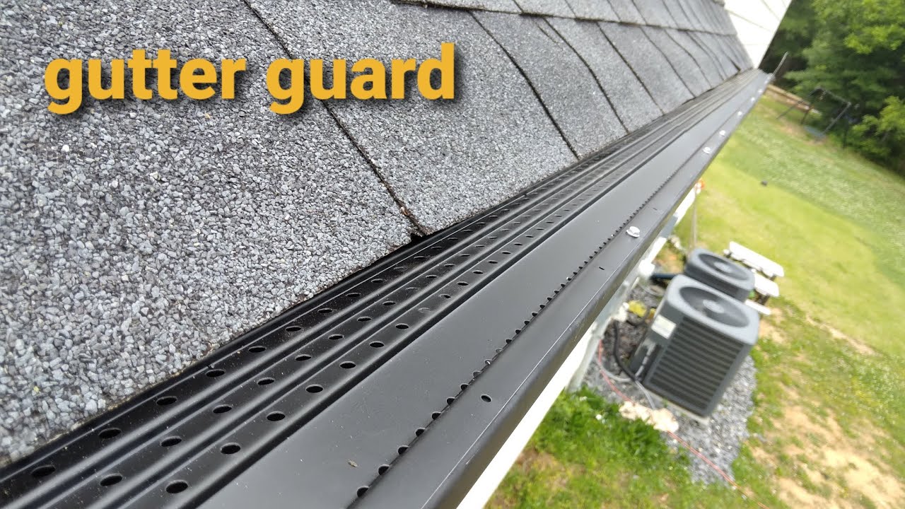 installing gutter gaurds easy 