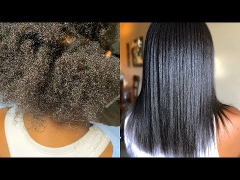 How To Properly Blow Dry 4c Hair Without Causing Damage\Breakage Straight