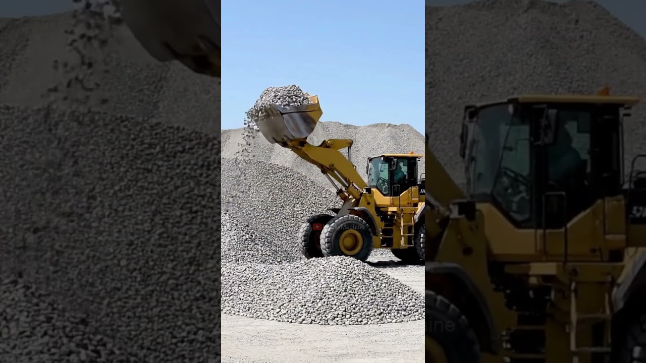 Wheel Loader's Bucket Capacity in Action 