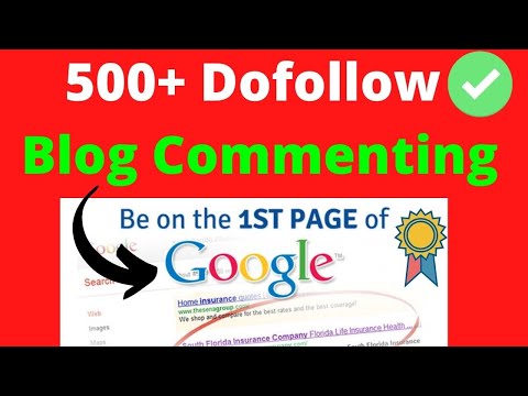 free dofollow blog commenting sites