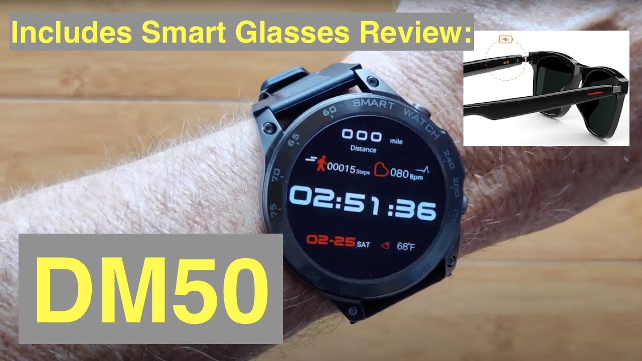 SENBONO DM50 BT Call AMOLED Always-On 3ATM BT5 Fitness Smartwatch ...