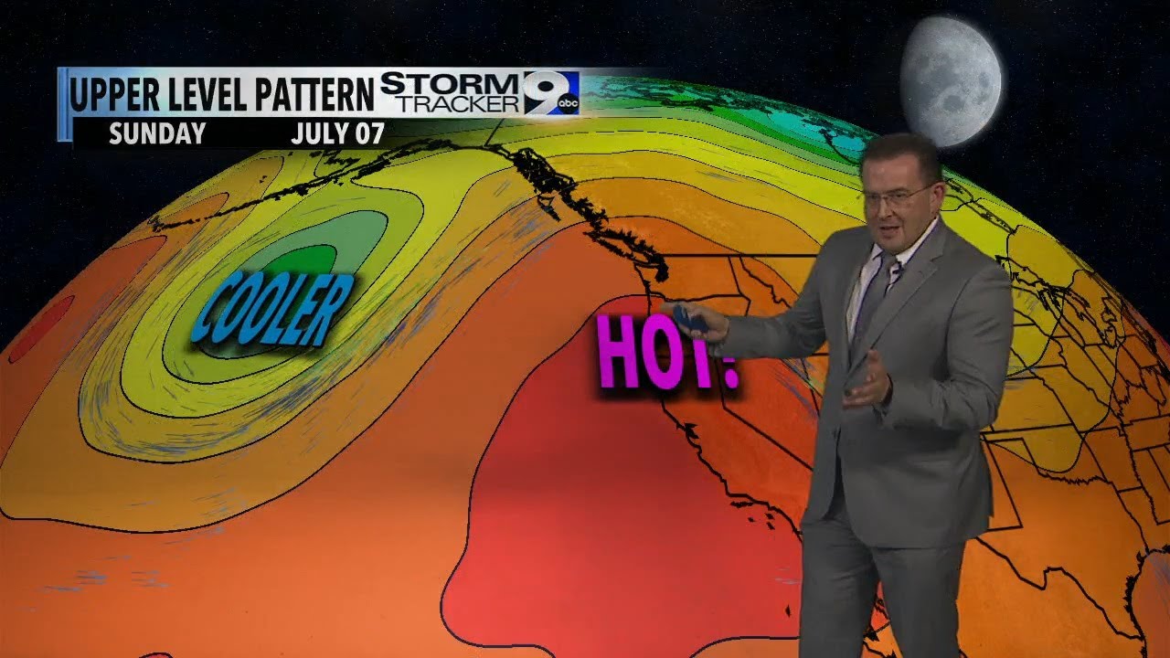 July 6 11 p.m. weathercast: Excessive heat continues into next week