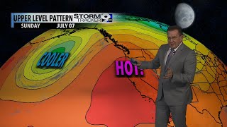 July 6 11 p.m. weathercast: Excessive heat continues into next week