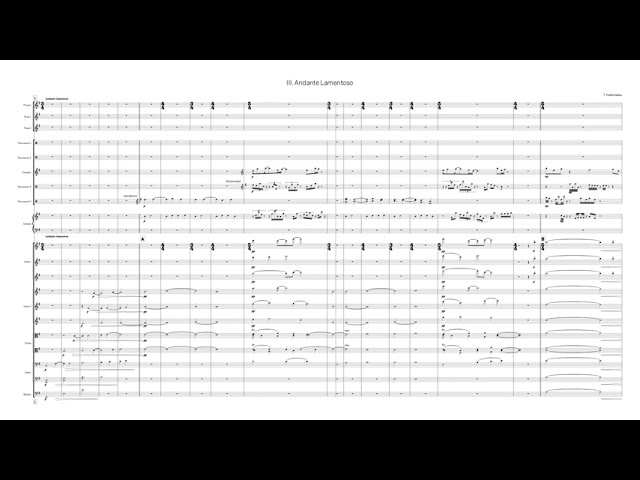 Yoshimatsu's Symphony No.5: III Andante Lamentoso (Sibelius Ultimate, NotePerformer 4.5 & NPPE)