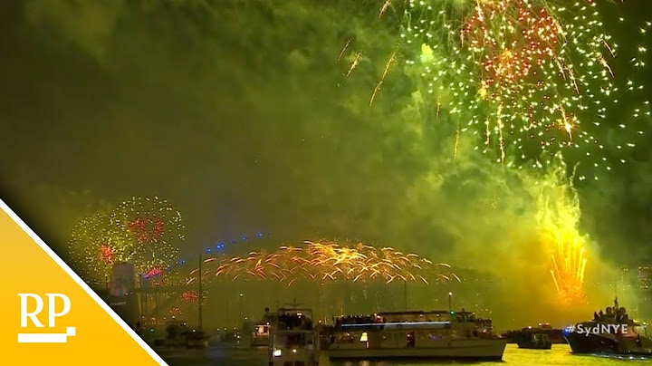 Neujahr 2019: Das Feuerwerk in Sydney