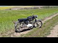 2 Stroke 250 ccm Motorcycle (1967) Pannonia P10  (Extremely Boring Forest Motorbike Video)