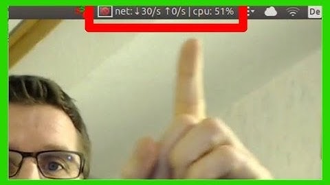 Ubuntu network upload und download Speed-Indicator in the top panel [english] HowTo