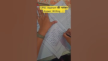 UPSC Aspirant की भयंकर Answer Writing 🫡, अंगुलियां सूज गई 😭 #upsc #ias #shorts #motivation #study