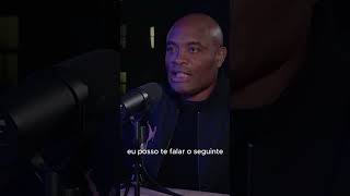 ANDERSON SILVA, reação ao nocautear...