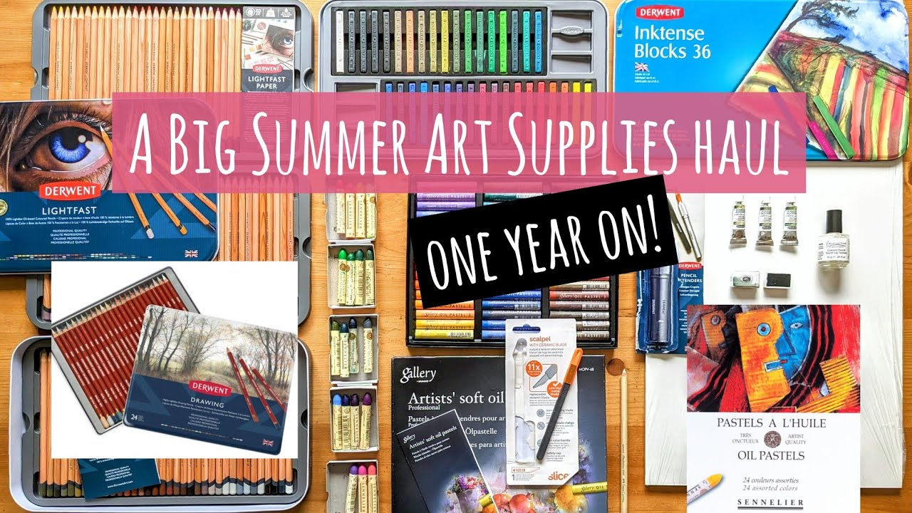 What Did I Use?! A Big Art Haul Reviewed One Year Later: Derwent ...