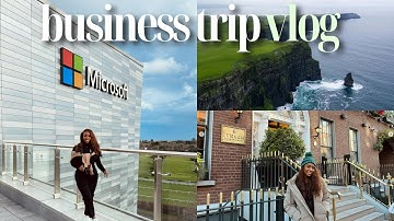 my first business trip to Ireland | Week in my life as a Program Manager at Microsoft