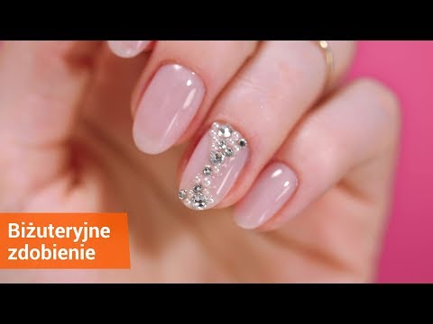 Biżuteryjne zdobienie // Manicure ślubny // Manicure hybrydowy