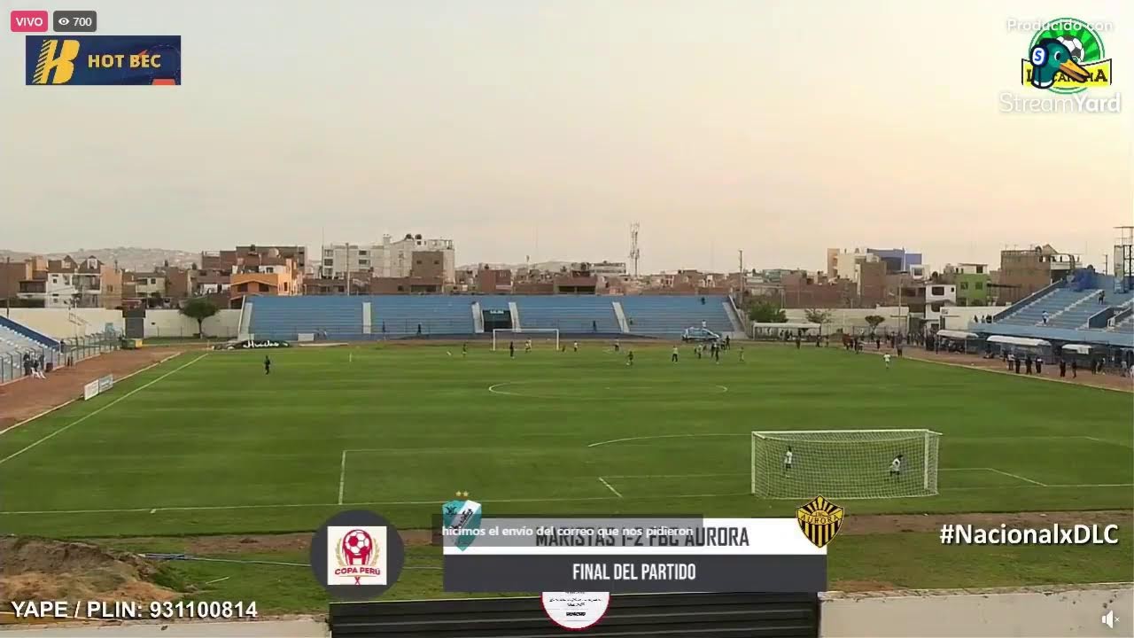 CLUB CLUB AURORA F.B.C VS MARISTAS HUACHO 