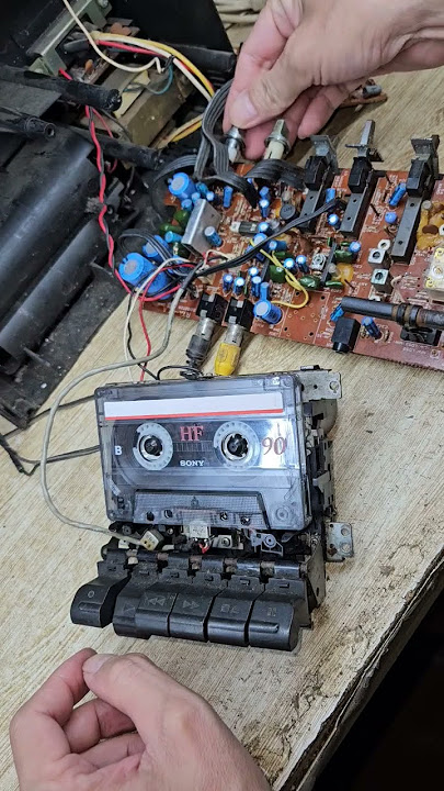 Test my old cassette mechanism #cassetteplayer