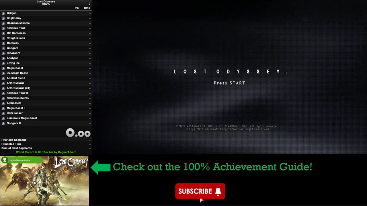 Lost Odyssey Speedrun Practice -- Day 27