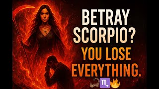 12 REASONS TO NEVER BETRAY A SCORPIO♏ IF YOU DON'T WANT KARMA TO FOLLOW YOU🔥👁️”