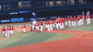 広島東洋カープ　8月2日の全得点シーン(外野席撮影)20150802横浜スタジアム